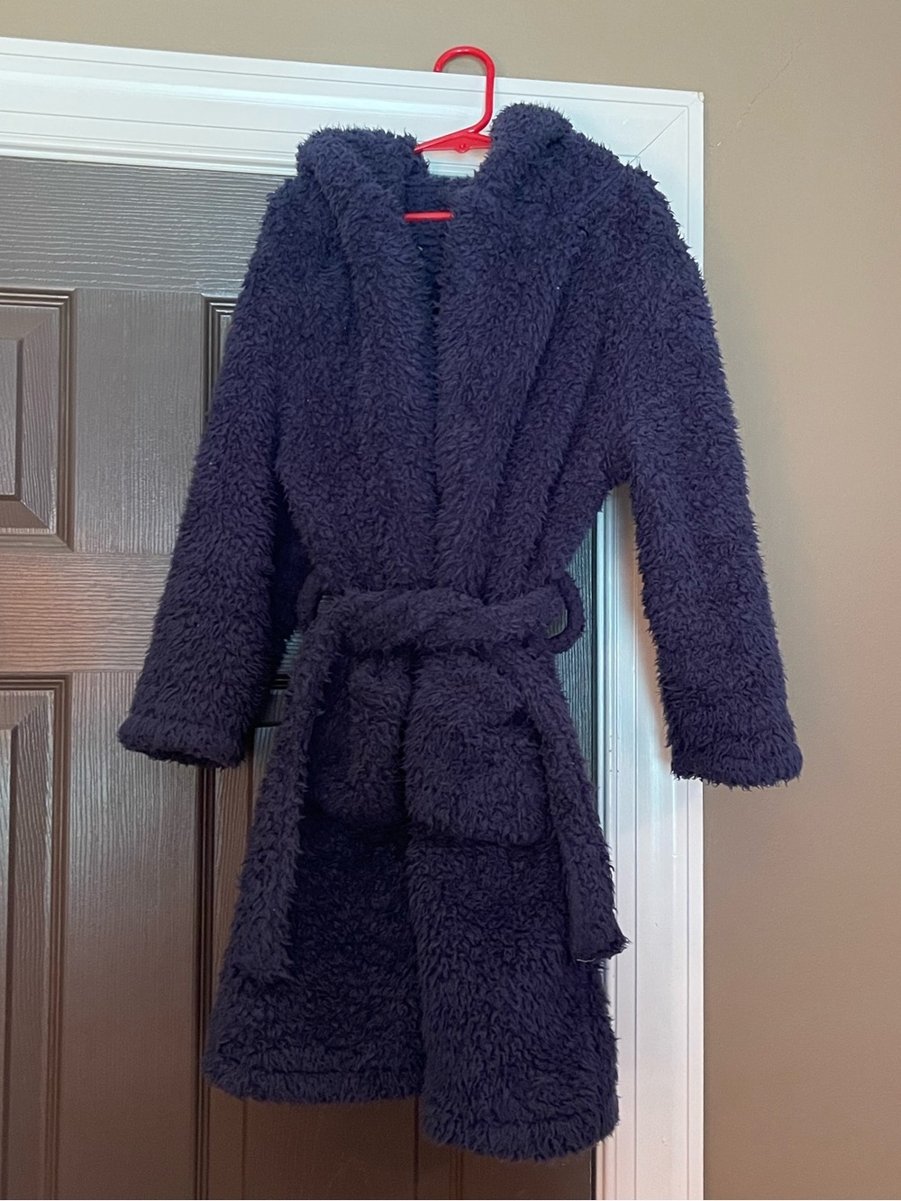 Pottery Barn Kids - Navy Fuzzy Robe